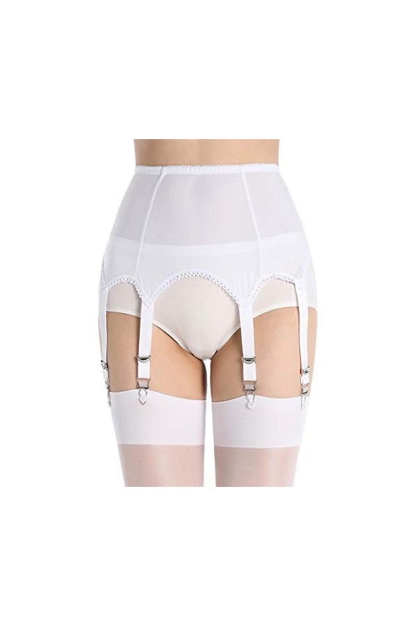 Pengsstyle Jarretière Cuisse Ceinture élastique à Bretelle pour Bas de Cuisse Lingerie