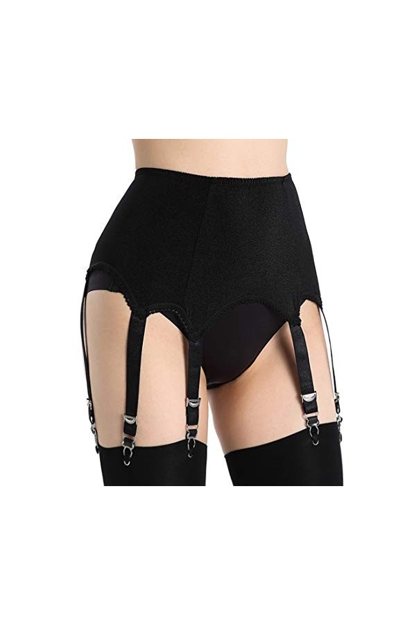 Pengsstyle Jarretière Cuisse Ceinture élastique à Bretelle pour Bas de Cuisse Lingerie