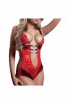 Lingerie Et Vêtements Sexy Erotisme Body Nuisette Ouverte Grande Taille Harnais Robe Slutty Hot Nuit Coquine Nuit Body Sexy D