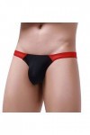 Générique String Homme Sexy Hot Dentelle Slips Boxer sous-vêtements Sexy Taille Basse pour Hommes Ice Silk Lifting Ring Multi
