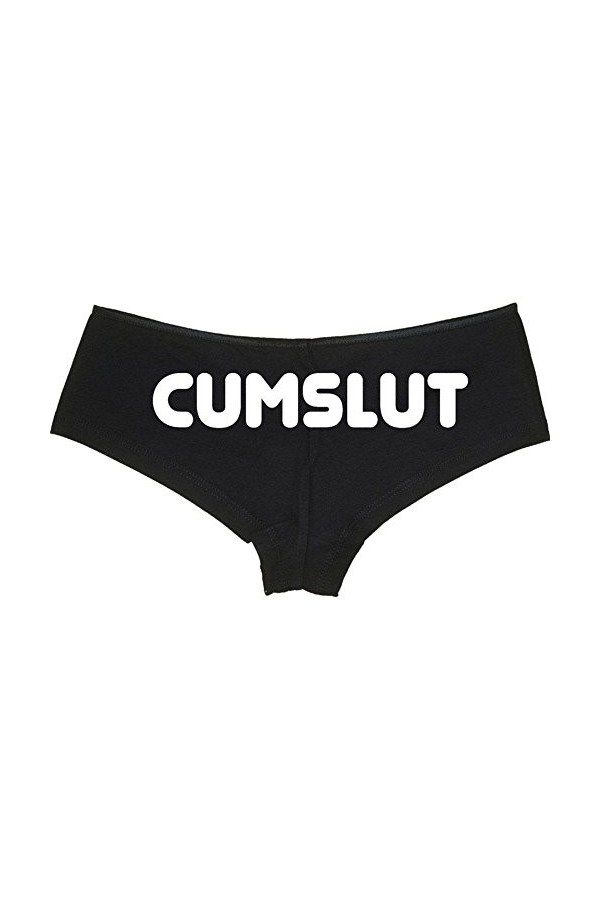 UOWEG Femmes drôle Lingerie G-String Slips sous-vêtements Culottes T String Tongs Culottes Tenu Sexy Hot Black, S 