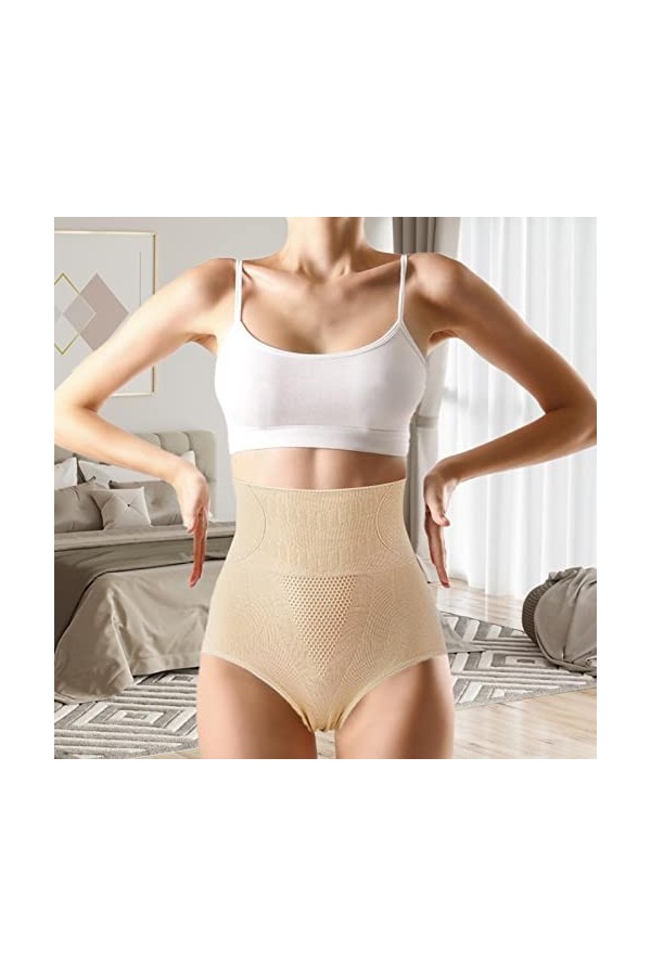 JINGAN Culotte Sculptante pour Femme,Culotte en nid dabeille en graphène pour Femme | Culotte Sexy élastique Absorbant lhum