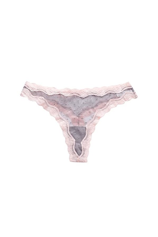 Générique Bustier Vinyle Femmes Sexy Dentelle String Sheer Mesh Lambris Contraste Couleur Wavy Edge Plus La Taille Culotte G