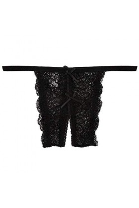 ppactvo String Femme String Sexy Culotte Sexy Femme String Ouvert String Dentelle pour Femme Culotte Ouverte Sexy À LEntre J