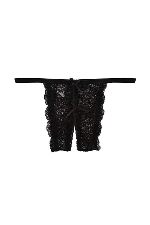 ppactvo String Femme String Sexy Culotte Sexy Femme String Ouvert String Dentelle pour Femme Culotte Ouverte Sexy À LEntre J