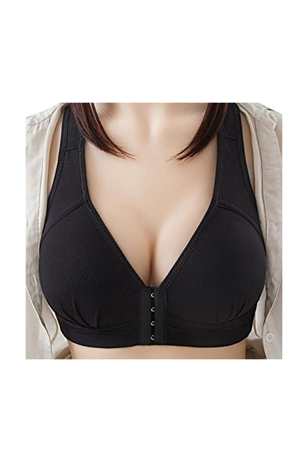 Lingerie Femme Sexy Ensemble Homme Sexy Hot y20.k Soutien-Gorge de Sport Mince Respirant avec Bouton Avant pour Femme sans An