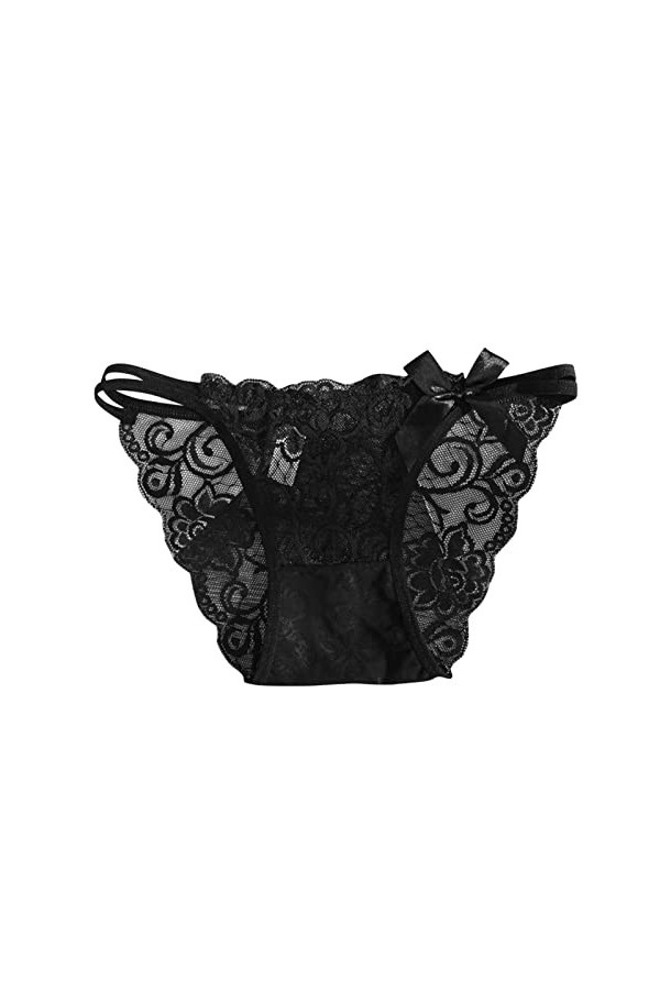 Culotte Dentelle Sexy pour Femme sous Vetements Sexy à Taille Basse Minceur Amincissante Culottes Culotte Triangle Sexy en Ma