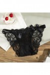 Culotte Dentelle Sexy pour Femme sous Vetements Sexy à Taille Basse Minceur Amincissante Culottes Culotte Triangle Sexy en Ma