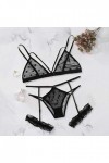Lingerie Sexy Ensemble Femme Dentelle sous-Vetements Erotique Vêtements De Nuit Sexy Ensemble Soutien Gorge et String 2 Pièce