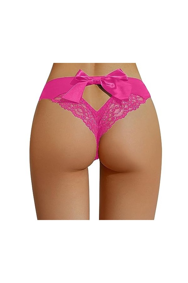 Générique Culotte Femme String Femme Lingerie String sous Vetement Stretch Coquin Hot Plus Taille String Bikini Multipack Ten