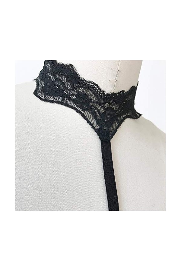 Sexy Femmes Dames Creux Bretelles Soutien-Gorge Cage Crop Top Bustier Tops Lingerie Très Sexy Black, S 