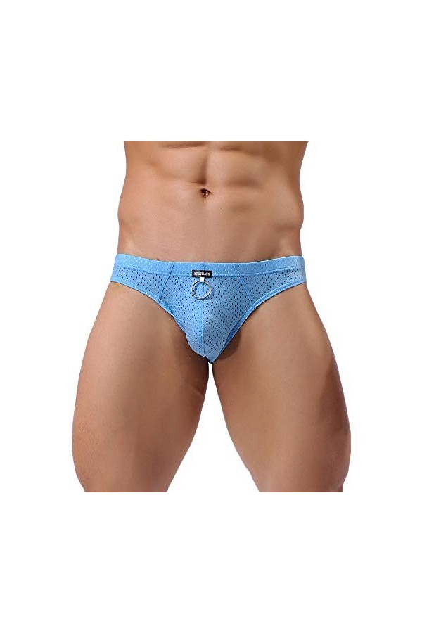 String Homme Sexy Hot Dentelle Slips Boxer Short slips respirable bref Boxer Sous-vêtements maillage mode hommes sexy sport s