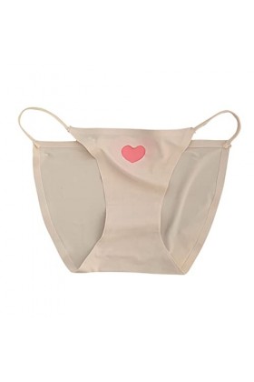 LDadgf Culotte en Coton Femme Taille Basse Imprimé Amour Sous-Vêtements Sous-Vêtements Culotte Femme Culotte Culotte Coton So