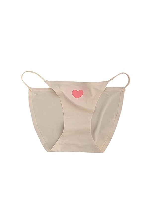 LDadgf Culotte en Coton Femme Taille Basse Imprimé Amour Sous-Vêtements Sous-Vêtements Culotte Femme Culotte Culotte Coton So