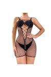 Lingerie Femme Sexy Ensemble Homme Sexy Hot y27k Robe en Maille de Chaud Sexy de Couleur Unie pour Femmes sous-vêtements Amus