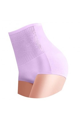 Culotte gainante pour femme - Body sexy - String gainant - Pour femme - Grande taille, lilas, XL