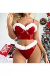 Noël Lingerie Sexy Lingerie Sexy Femme Dentelle Soutien-gorge Érotique Confortable Doux Transparent Babydoll Sous-vêtements e