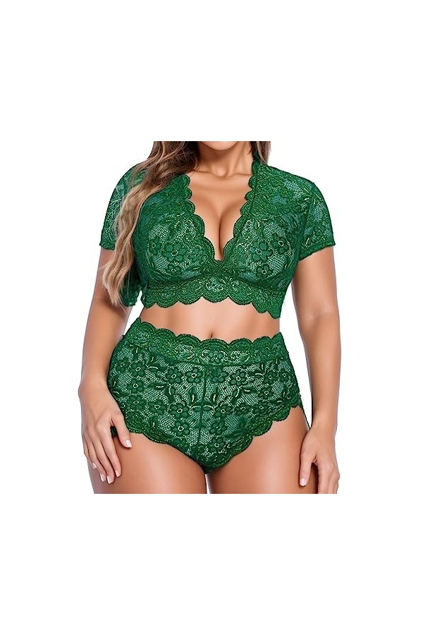 Lingerie Femme Sexy Ensemble Homme Sexy Hot y20k Lingerie 2 pièces Grande Taille pour Femmes Ensembles de sous-vêtements Sout