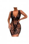 liaddkv Ensemble de lingerie sexy pour femme - Jeu de rôle - Ensemble de lingerie sexy - Pour femme - Rouge à carreaux - Dent