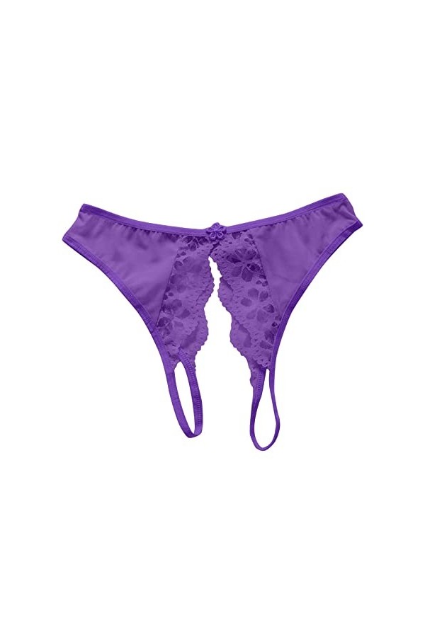 String Sexy Chic Ficelle, Erothique pour Femme Culottes Dentelle Lingerie Sexy String Tring Femme Sexy Chic Ficelle Ouvert So