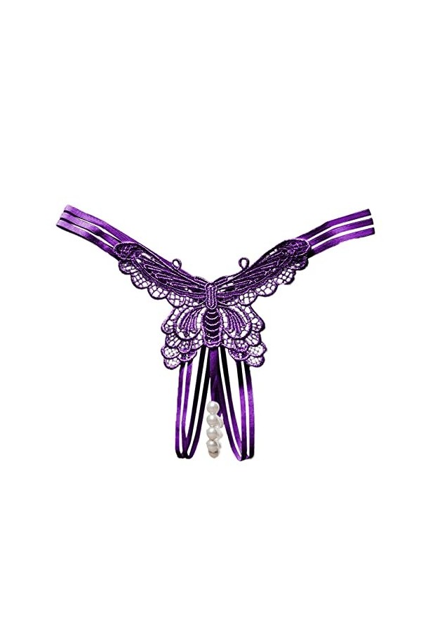 String Ficelle Femme Sensuelle Chic Tanga Sexy Coton sous-vêtement, Culottes Sexy à Taille Shorties Femmes Dentelle Lingerie 