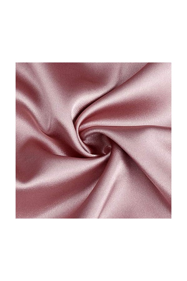 IQYU Ensemble lingerie sexy pour femme - Robe de nuit sexy en satin de soie - Sous-vêtements sexy - Rouge, Rose, XL