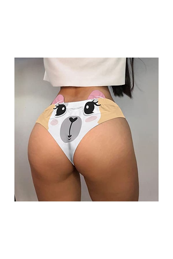 Lingerie Femme Sexy Ensemble Homme Sexy Hot y*2k sous-vêtements de Queue de Taille Moyenne danimaux imprimés en 3D pour Femm