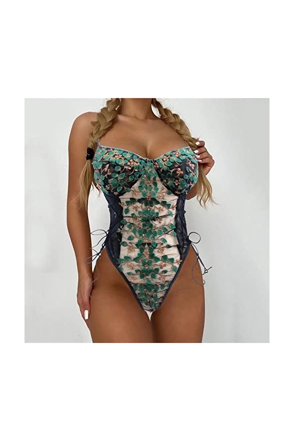 Générique Lingerie Et Vêtements Sexy See Through Nuisette Sexy Coquine Nuisette Mini Robe Erotisme Sling Pyjama Col en V Prof