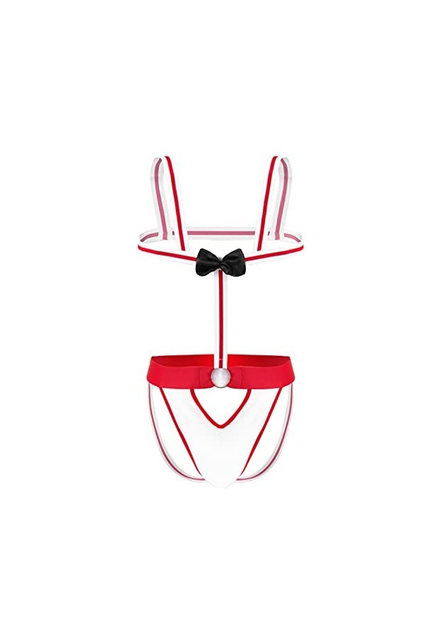 Homme Jockstrap String Sport Hommes Simple Personnalité Mode Casual Sexy Mini String Sous-Vêtements T Pantalon Costume Combin