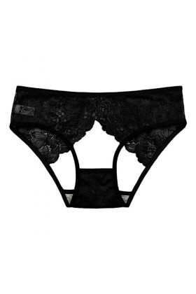 Culotte Dentelle Sexy pour Femme sous Vetements Féminine Sexy Taille Moyenne sous-vêtements Unie Culottes pour Femmes Culotte