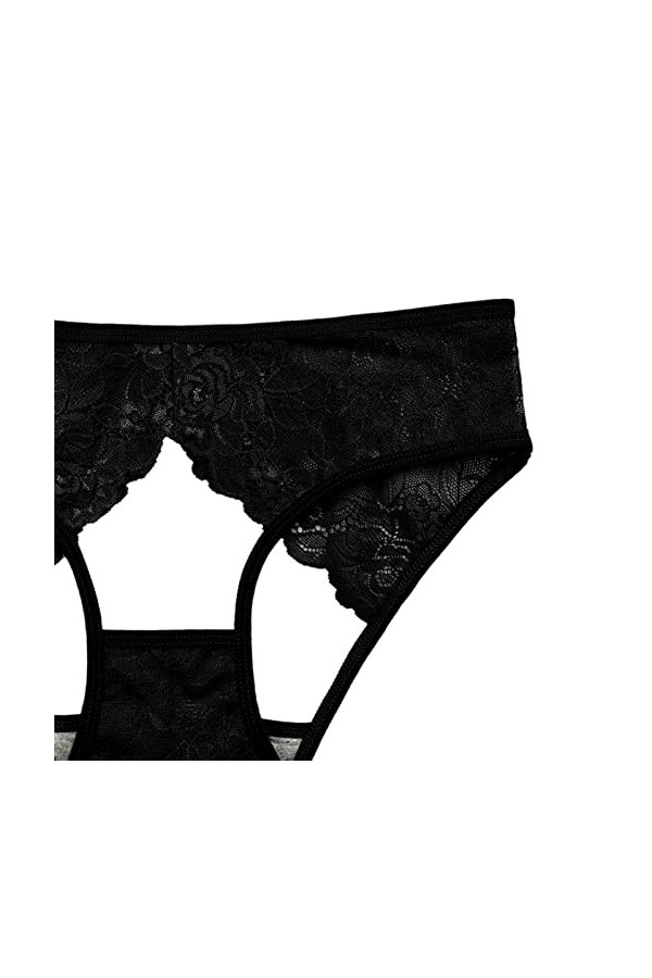 Culotte Dentelle Sexy pour Femme sous Vetements Féminine Sexy Taille Moyenne sous-vêtements Unie Culottes pour Femmes Culotte