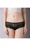 UOWEG Sexy Thong Culottes Mots Briefs Dentelle Femmes Pantalon sous-vêtements Bragas Thong Lace Lingerie Set Black, One Size