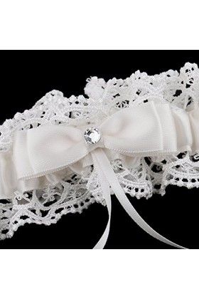 Jarretière de mariée, porte-jarretelles en dentelle avec nœud en cristal, accessoires à ponts, ceinture de jambe en dentelle,