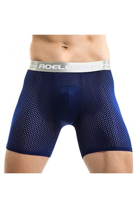 Pantalon ennuyeux pour homme respirant et confortable pour homme Sous-vêtements de randonnée pour homme, bleu, XL