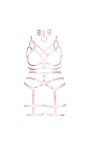 Femmes Bretelles Soutien - Gorge Mode Grand Soutien - Gorge Cage Encolure Bas Garter Set Punk Gothique Carnaval Dance Costume