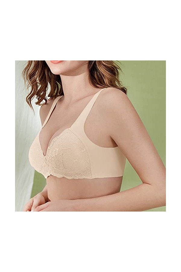 Lingerie Femme Sexy Ensemble Homme Sexy Hot y.2k Femmes Dentelle Sexy sans Anneau dacier Grande Taille Boucle Avant sous-vêt