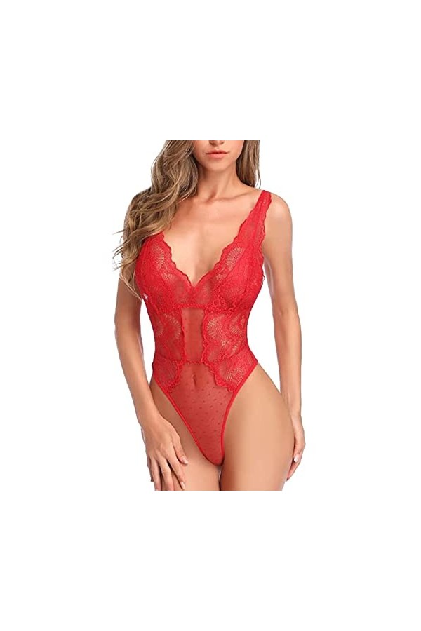 Lingerie Femme Sexy Ensemble Sexy Hot Nuit Body Ouverte Coquine Body Nuisette Sexy De Nuit en Lingerie Harness Nuisette Mini 