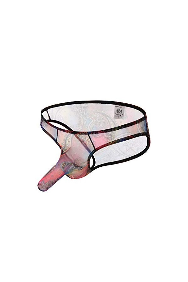 Générique String Homme Sexy Hot Dentelle Slips Boxer Les sous-vêtements Sexy pour Hommes Transparent Voir à Travers Le Short 