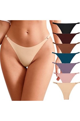 Tanga-Strings Tanga pour Femme Sexy Slip Respirant en Dentelle Culottes Taille Haute Léopard Lingerie en Coton Croisées Panti