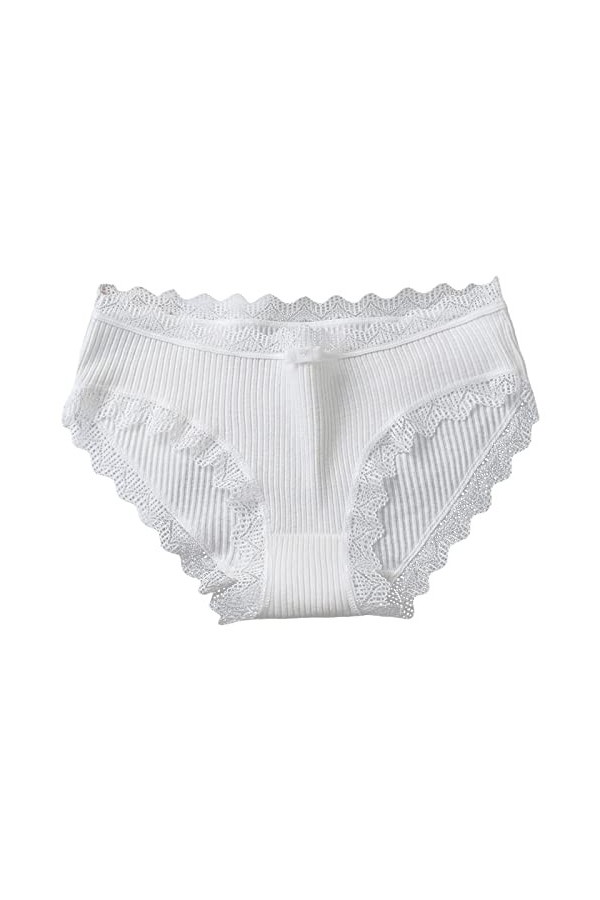 Femmes Sexy Culotte Sculptante Culotte sous Vetements Culotte Classique Slip Élégant Culotte en Dentelle Grande Taille Culott