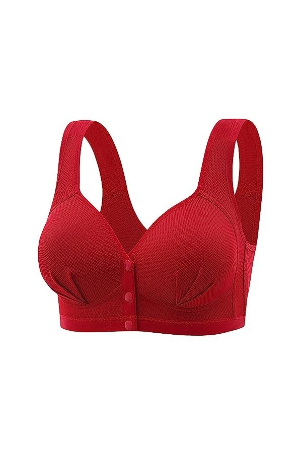 Lingerie Femme Sexy Ensemble Homme Sexy Hot y27k Nouveau Bouton Avant Confortable pour Femme sans Anneaux en Acier Grande Tai