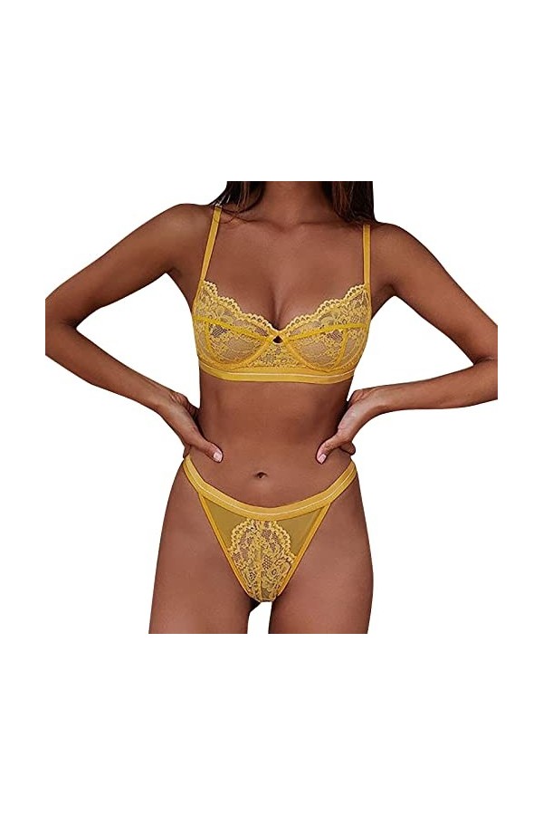 Lingerie Femme Sexy Ensemble Homme Sexy Hot y28.k Ensemble de sous-vêtements Sexy en Dentelle pour Femmes Sexy sous-vêtements