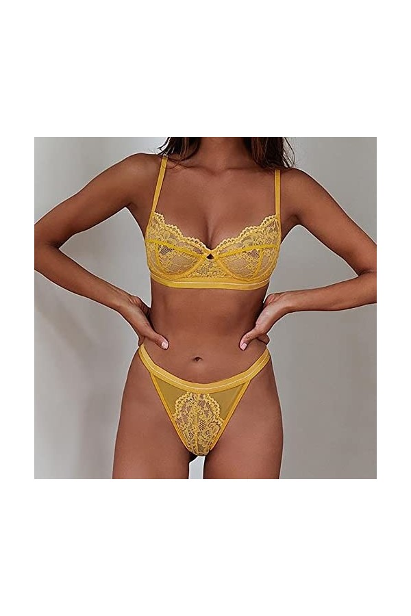 Lingerie Femme Sexy Ensemble Homme Sexy Hot y28.k Ensemble de sous-vêtements Sexy en Dentelle pour Femmes Sexy sous-vêtements