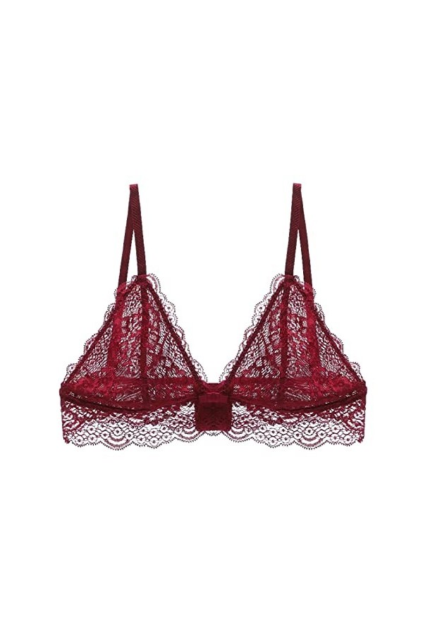 Lingerie Femme Sexy Ensemble Homme Sexy Hot y*2k Bralette en dentelle avec rallonges fine sangle réglable non rembourrée Sexy