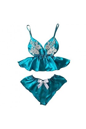 Lingerie Sexy Ensemble Femme 2 Pièce Ensemble Soutien Gorge et String Erotique Vêtements De Nuit Sexy sous-Vetements Dentelle