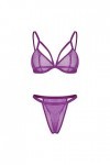 Générique Lingerie Sexy Femme Body et Combinaison Lingeries SetsPolananLaceLiving Room Girls Body Ouvert Entrejambe Purple, 