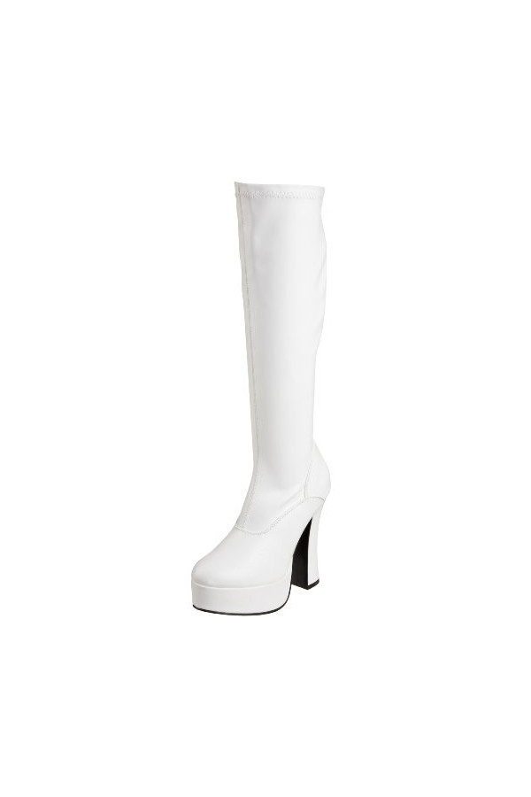 Pleaser ELECTRA-2000Z WHT STR Pat UK 6 EU 39 