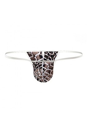 Générique String Homme Sexy Hot Dentelle Slips Boxer Culottes pour Hommes en Soie glacée Mince Taille Basse String Peignoir p