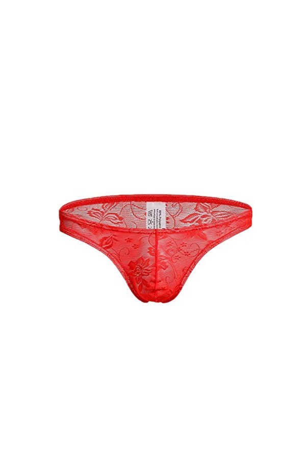Strings Et Tangas pour Homme Sportif Tanga Thong ​sous-vêtement Élastique Taille Basse Respirant Comfort Lingerie pour Hommes