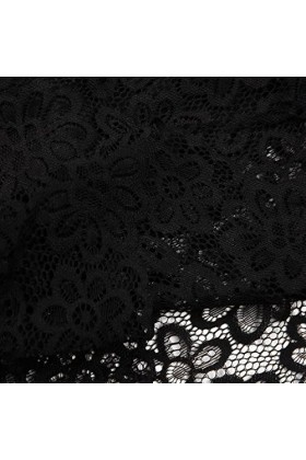 Ensemble de sous-vêtements sexy pour femme - Pour femme, Noir , XL